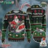 Custom Funny Christmas Holiday Shark Riding Santa Ugly Sweater
