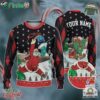 Custom Funny Christmas Holiday Santa Sport Basketball Ugly Sweater