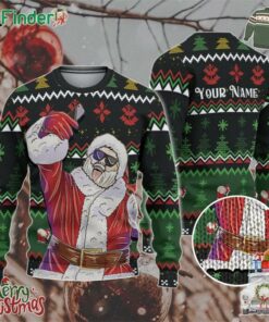 Custom Funny Christmas Holiday Streamer Swag Santa Ugly Sweater