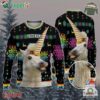 Custom Funny Christmas Holiday Unicorn Smile Ugly Sweater