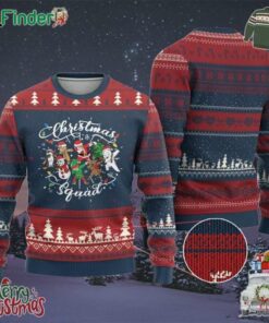 Xmas Squad Ugly Christmas Sweater Santa Dabbing Elf Family Matching Pajamas