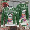 Custom Christmas Thug Life Alpaca Green And White Ugly Sweater