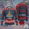 Christmas In Florida Ugly Christmas Sweater Sand Xmas Tree Lights Family Vacation