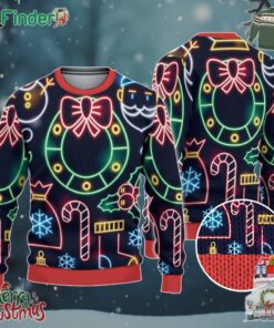 Christmas Neon Ugly Beautiful Light Red Neck