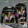 Custom Funny Christmas Holiday Cat Ride Unicorn Ugly Sweater