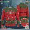 Custom Christmas Thicc Santa Green And Red Ugly Sweater