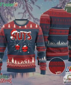 Couples Matching Ugly Christmas Sweater Chest Nuts Couples Funny Chestnuts