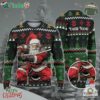 Custom Funny Christmas Holiday Japan Samurai Santa Ugly Sweater