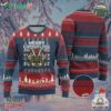 Anti Xmas Ugly Christmas Sweater Merry Christless Satan Baphomet Wreath