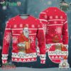 Custom Christmas Dirty Santa Red And White Ugly Sweater