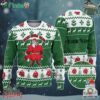 Custom Christmas Thicc Santa White And Green Ugly Sweater