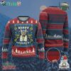 Funny Hanukkah Cat Ugly Christmas Sweater Happy Hanukcat Menorah Ugly Hanukkah Jewish Festival