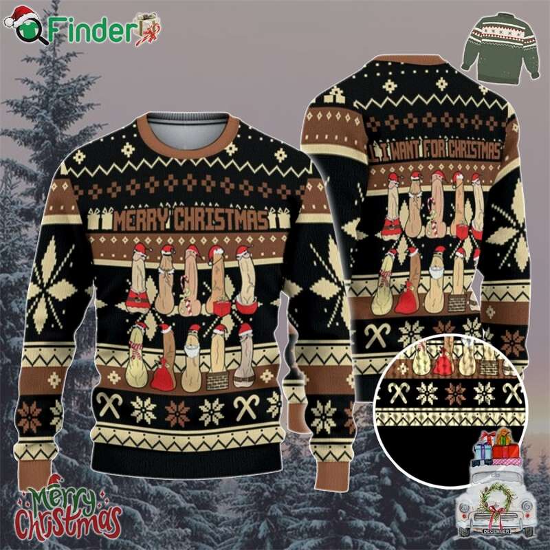 Dirty Christmas Ugly Cockmast Brown Dirty Christmas Ugly Cockmast Brown