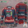 Funny Ugly Christmas Sweater On The List Of Naughty And I Regret Nothing Xmas