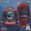 Funny Hanukkah Cat Ugly Christmas Sweater Happy Hanukkcat Drinking Black Cat Jewish Menorah Hanukkah