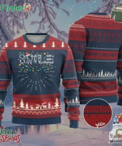 Dental Ugly Christmas Sweater Red Santa Hat Teeth Funny Dentist Merry Xmas Lights