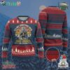 Funny Nakatomi Plaza Ugly Christmas Sweater Its Not Christmas Until Hans Gruber Falls