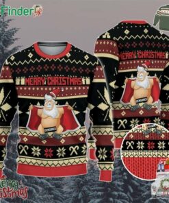 Dirty Christmas Santa Claus Naked Red
