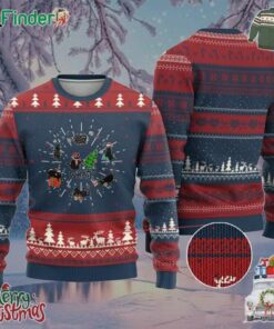 Cute Cat Christmas Ugly Christmas Sweater What Funny Meowy Catmas Gift For New Year