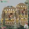 Personalize Ugly Thanksgiving Turkey Player Baseball Light Brown