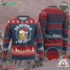 Funny Xmas Beers Ugly Christmas Sweater Ho Ho Hold My Beer Vintage Mug Santa Hat