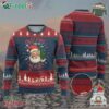 Funny Xmas Ugly Christmas Sweater Nothing For You Whore Santa Middle Finger
