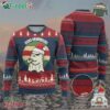 Gothic Xmas Ugly Christmas Sweater Boo Humbug Santa Ghost