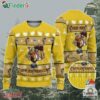 Personalize Ugly Thanksgiving Turkey Player Baseball Yellow