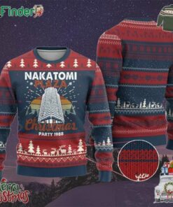 Nakatomi Plaza Party 1988 Ugly Christmas Sweater Xmas Gift