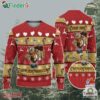 Personalize Ugly Thanksgiving Turkey Player Baseball Red