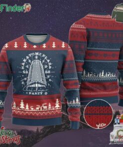 Nakatomi Plaza Party 1988 Ugly Christmas Sweater Funny 80s Xmas Movie