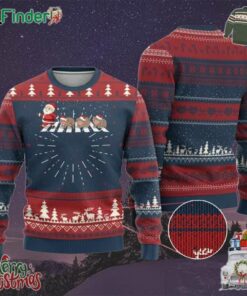 Moo Deng Ugly Christmas Sweater Santa Baby Pygmy Hippo Trendy Xmas