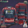 Peace Love Hanukkah Ugly Christmas Sweater Retro Chanukah Jewish Menorah Star Of David