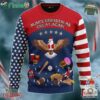 Make Christmas Great Again America Funny Ugly Christmas Sweater For Women And Men