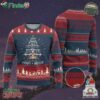 Radiology Ugly Christmas Sweater Merry And Bright Dancing Skeleton Xmas Tree Rad Tech Gift
