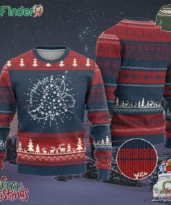 Christmas Dog Ugly Christmas Sweater Merry And Bright Cute Xmas Tree With Paws Gift For Dog Lover