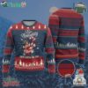 Funny Xmas Ugly Christmas Sweater Candy North Pole Be Naughty Save Santa The Trip
