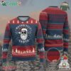 Funny Christmas Motorcycle Santa Ugly Christmas Sweater No Ride No Life Motorbike Rider Grandpa