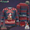 Funny Xmas Bad Santa Ugly Christmas Sweater Santa Pooping Down The Chimney