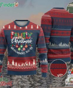 Family Xmas 2024 Ugly Christmas Sweater Making Memories Together Family Matching