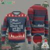 Funny Xmas Ugly Christmas Sweater Nice Naughty Mind Your Own Damn Business