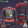 Funny Weed Xmas Ugly Christmas Sweater Merry Kushmas Naughty Santa Snowman Cannabis 420