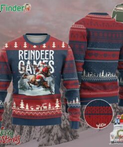 Xmas Hunting Ugly Christmas Sweater Reindeer Game Santa Hunter Deer Season