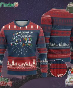 We Can Leave The Christmas Lights Up Till January Xmas Tree Ugly Christmas Sweater