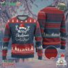 Merry Christmas Ugly Christmas Sweater Lights Red Santa Hat Xmas Family Matching