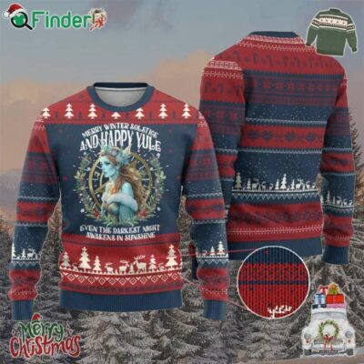Yule Ugly Christmas Sweater Merry Winter Solstice And Happy Yule Marzanna Xmas