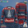 Skeleton Xmas Ugly Christmas Sweater Skull Christmas Tree