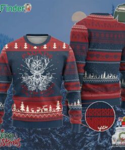 Pagans Are The Reason For The Season Ugly Christmas Sweater Yule Pagan Xmas Vegvisir Symbol