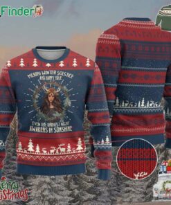 Yule Ugly Christmas Sweater Merry Winter Solstice Awakens In Sunshine