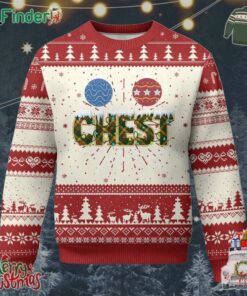 Christmas Couples Ugly Christmas Sweater Chestnuts Xmas Matching Family Funny Chest